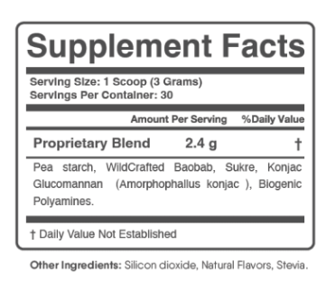 DigestSync Supplement Label